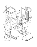 Dryer cabinet and motor parts
