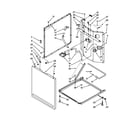 Whirlpool WGT3300XQ3 washer cabinet parts diagram