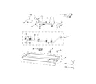Jenn-Air JGC1530BS00 burner box, gas valves and switch parts diagram