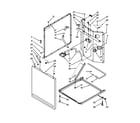 Maytag MGT3800XW3 washer cabinet parts diagram
