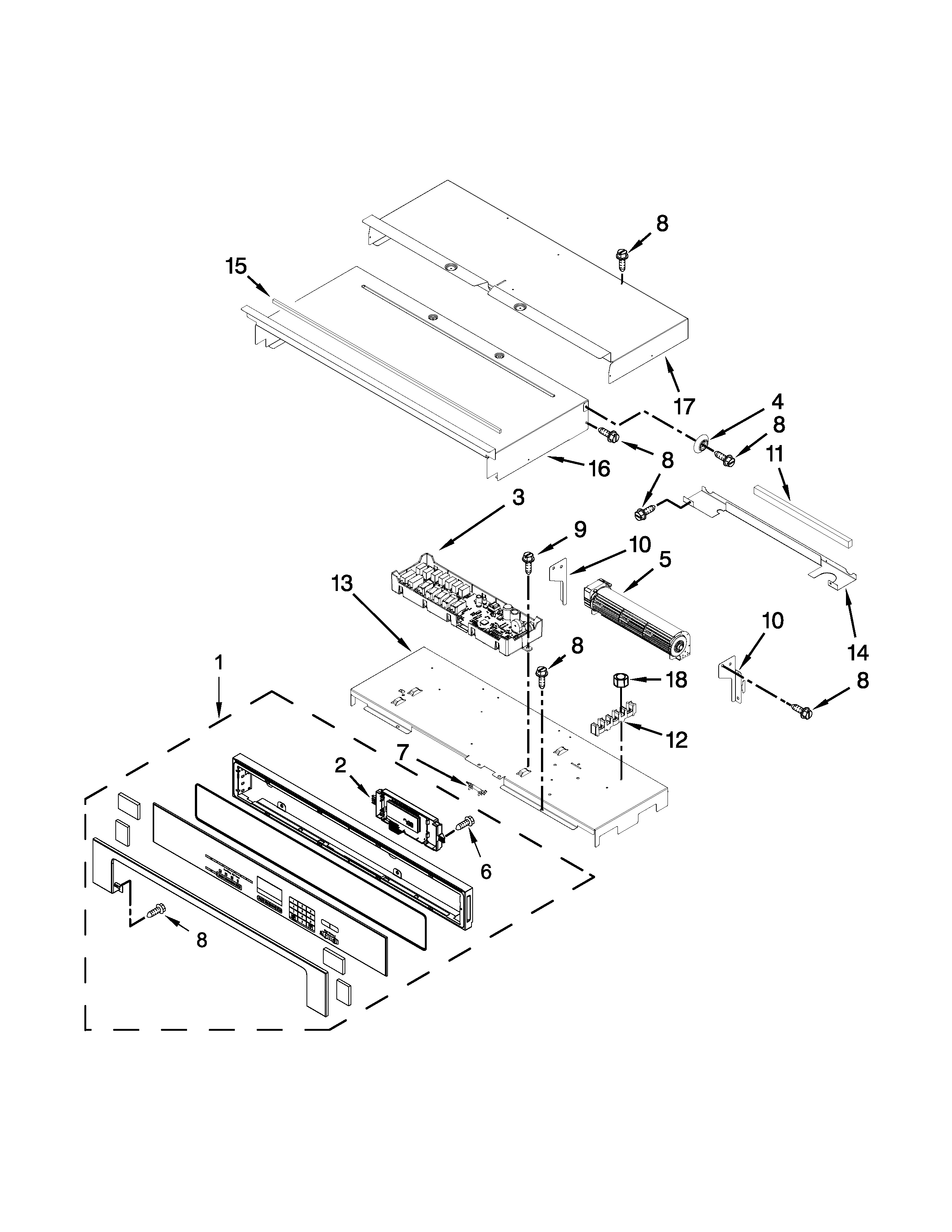 Control panel parts