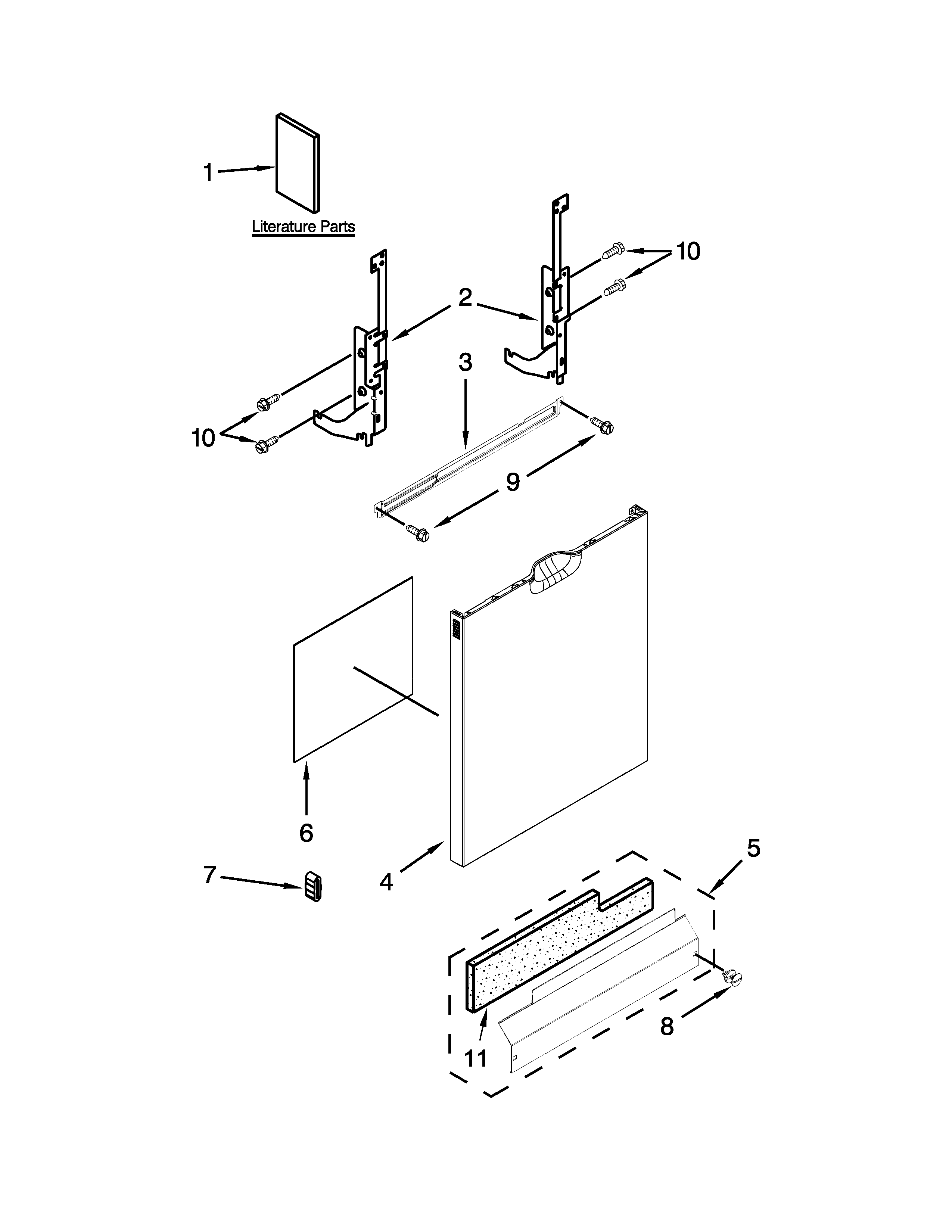 Door and panel parts