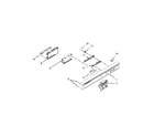Ikea IUD7070DS0 control panel and latch parts diagram