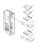 Freezer liner parts