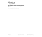 Whirlpool WRF997SDDM00 cover sheet diagram