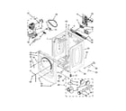 Maytag YMED9000YR0 cabinet parts diagram