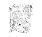 Whirlpool YWED97HEXL0 bulkhead parts diagram