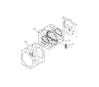 Whirlpool CED9050AW0 door parts diagram