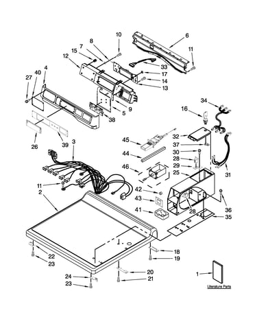 Top and console parts