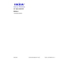 Ikea ICS333DS00 cover sheet diagram