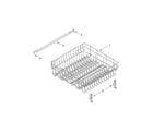 Ikea IUD8555DX0 upper rack and track parts diagram