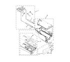 Whirlpool 7MWFW95HEDU0 dispenser parts diagram