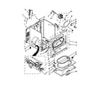 Whirlpool WGD4850BW1 cabinet parts diagram