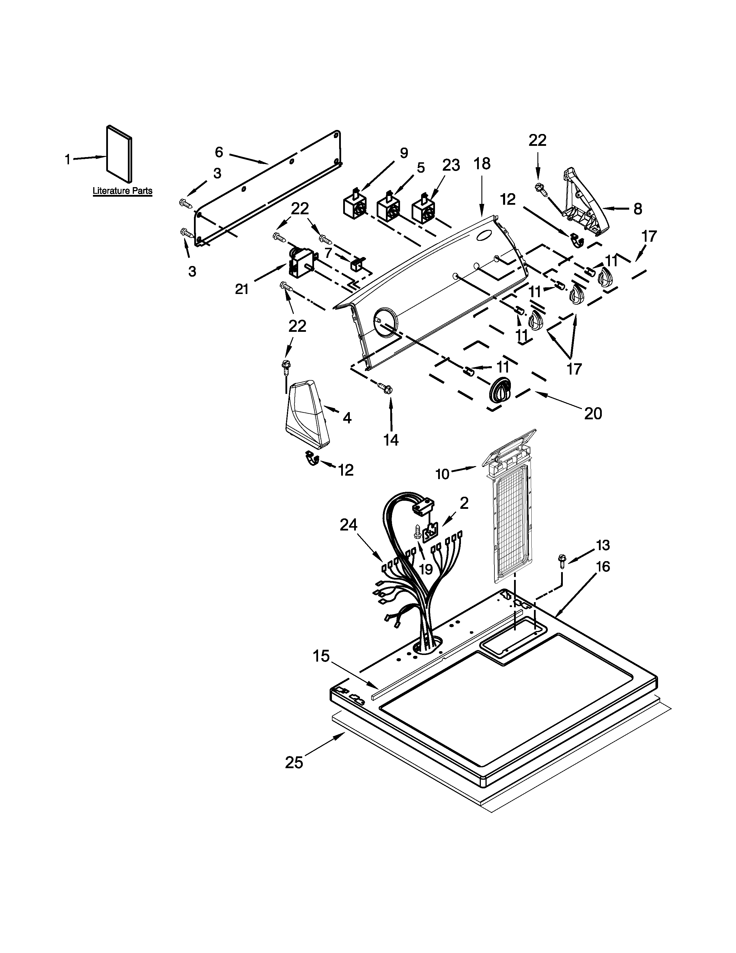 TOP AND CONSOLE PARTS