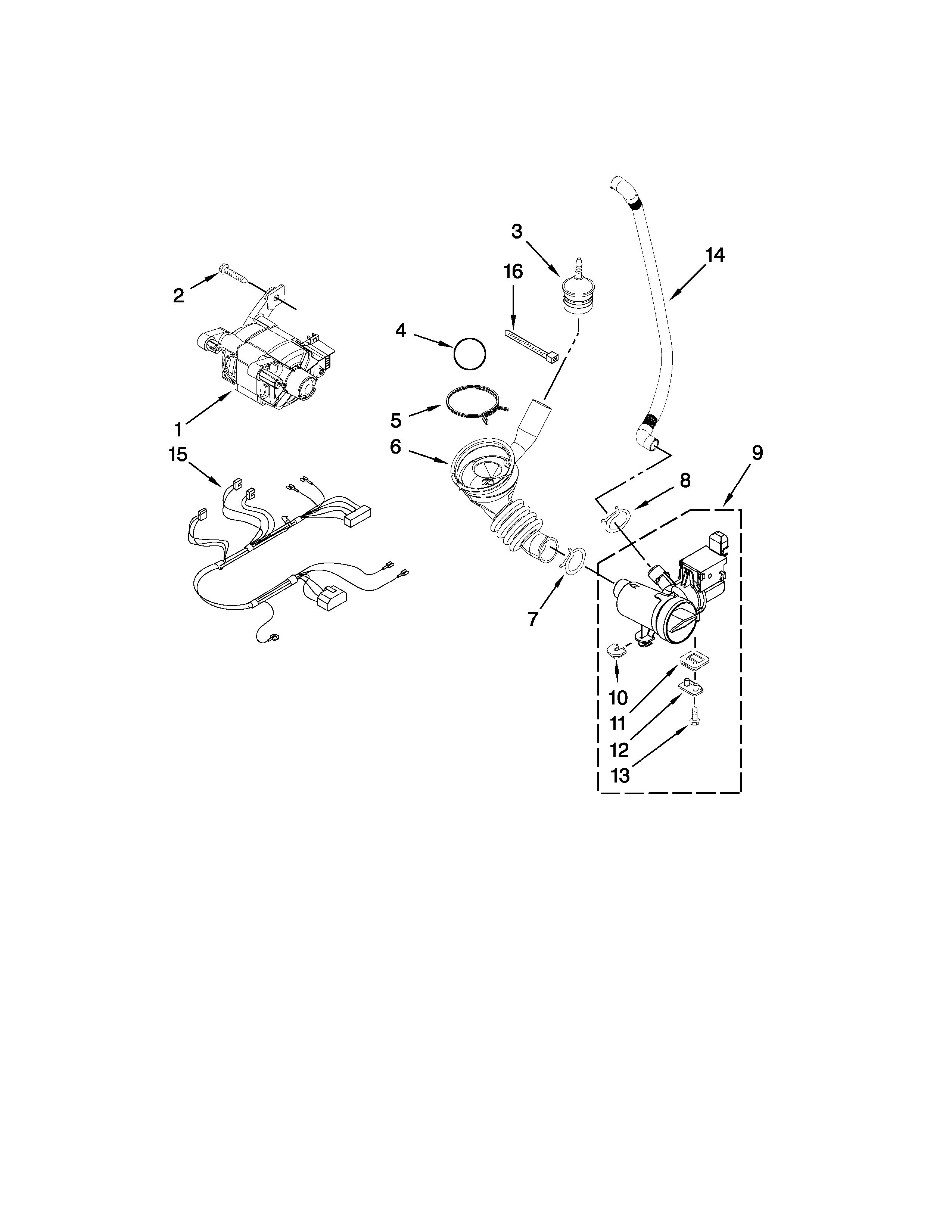 Pump and motor parts
