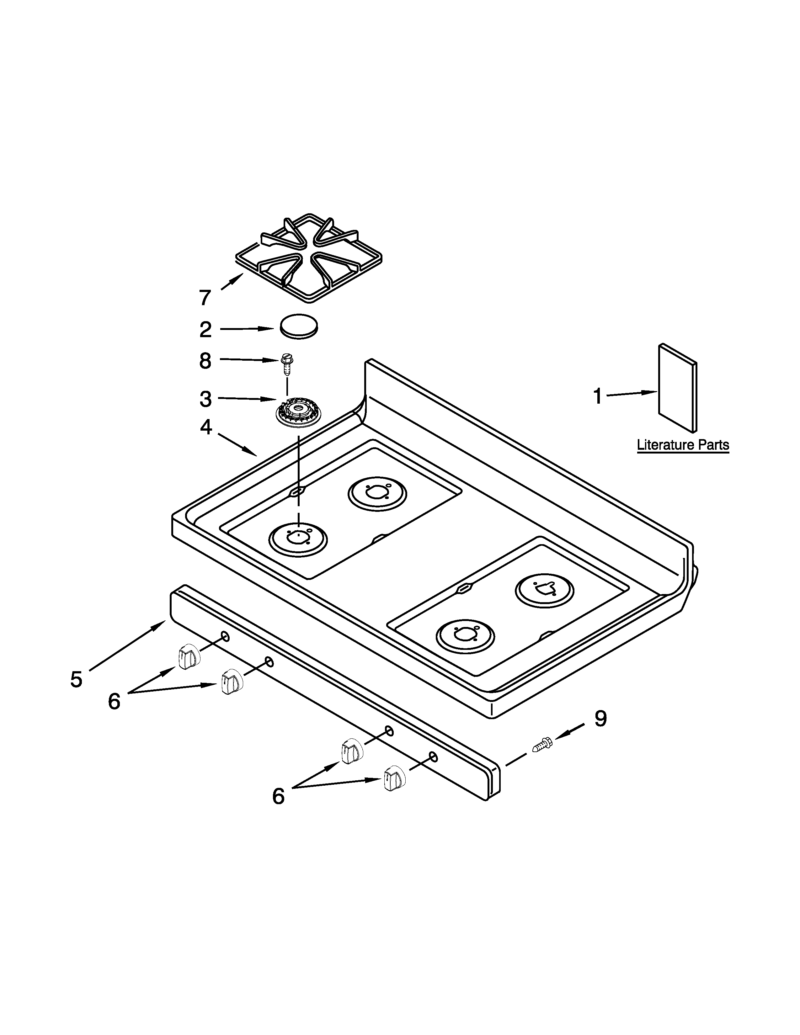 COOKTOP PARTS