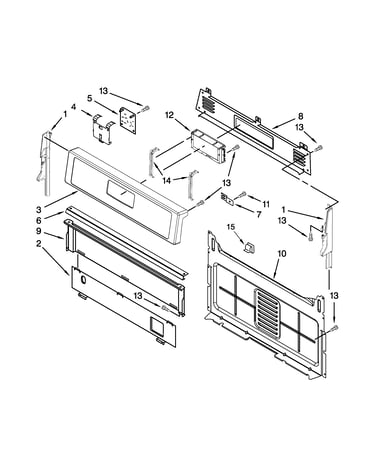 Control panel parts