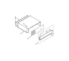 KitchenAid KSSC42FTS18 top grille and unit cover parts diagram