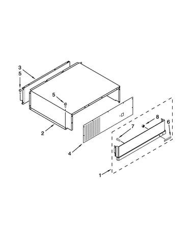 Top grille and unit cover parts
