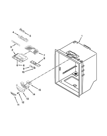 Refrigerator liner parts