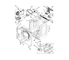 Whirlpool 7MWED81HEDW0 cabinet parts diagram