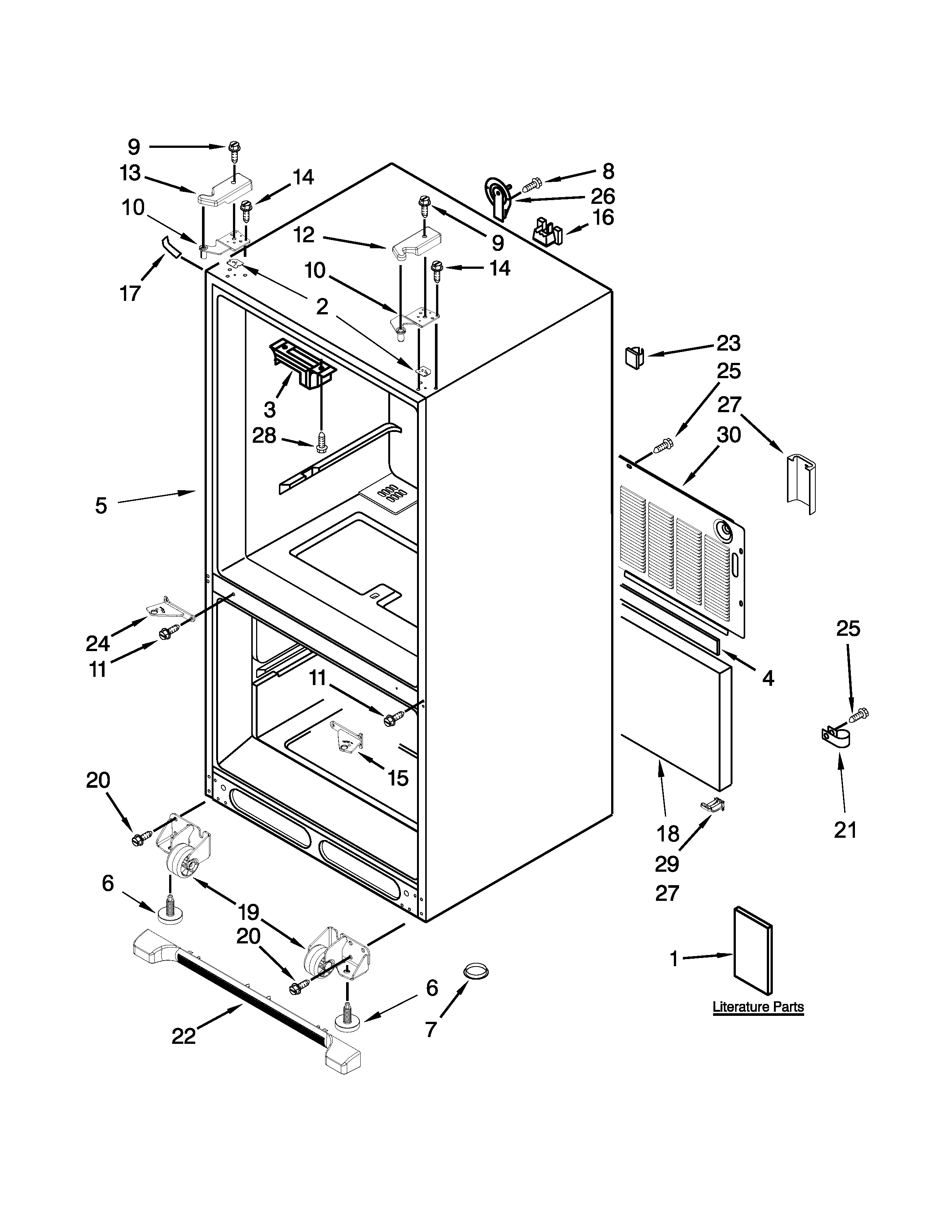 Cabinet parts