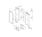 Jenn-Air JFC2290VEM8 refrigerator door parts diagram