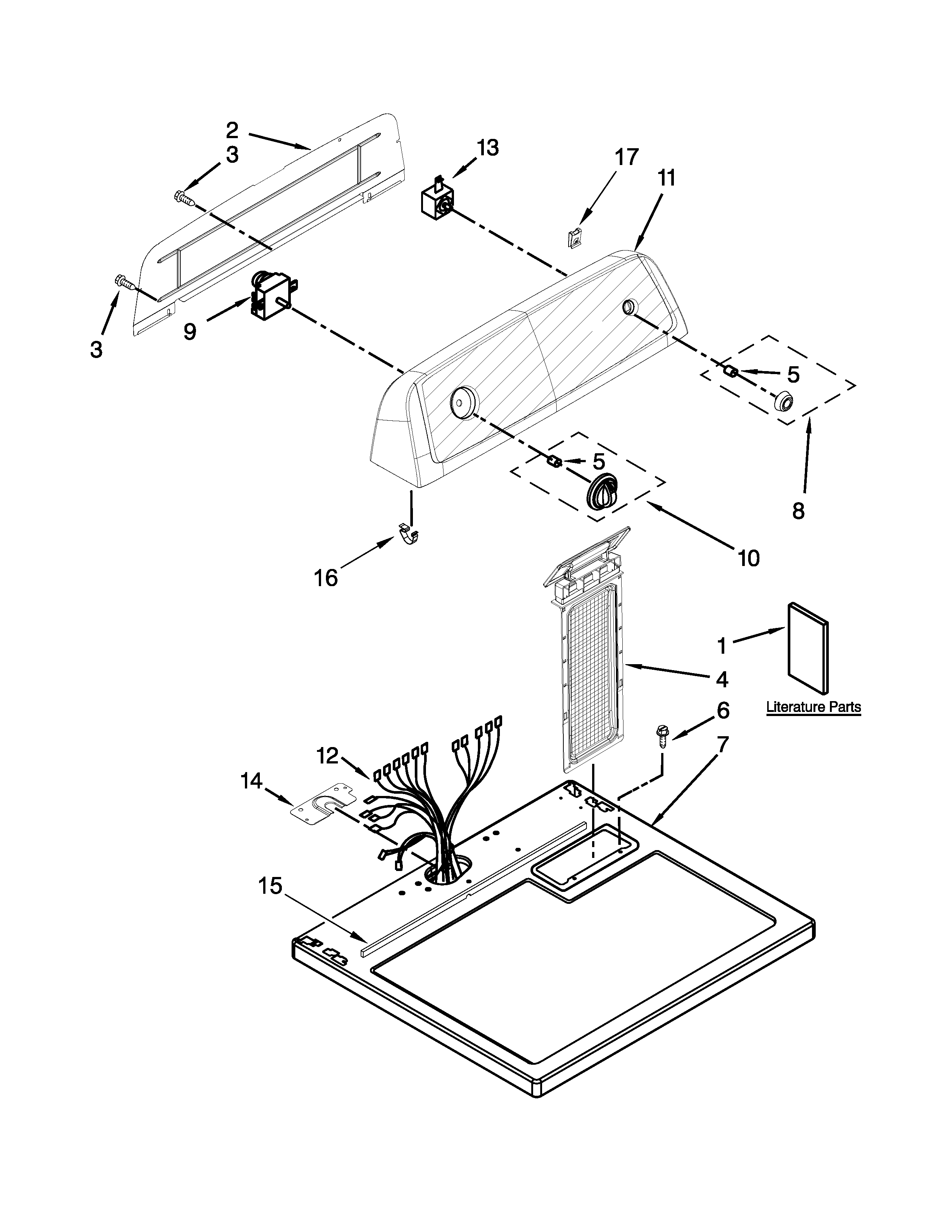 TOP AND CONSOLE PARTS