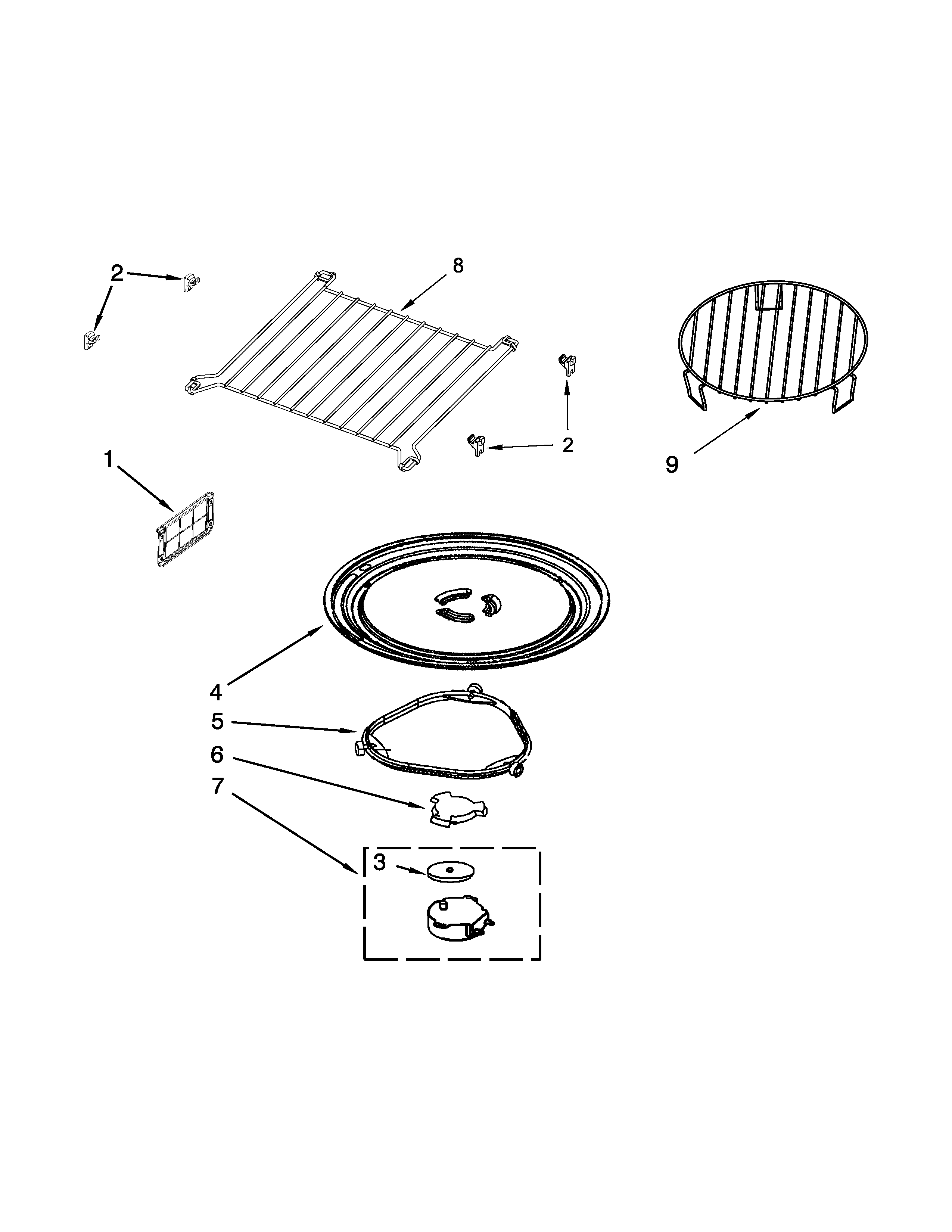Turntable parts