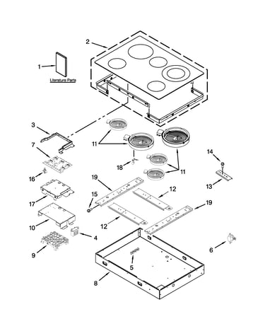 Cooktop parts