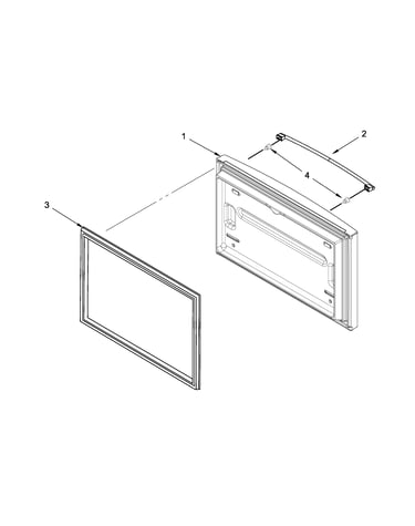 Freezer door parts