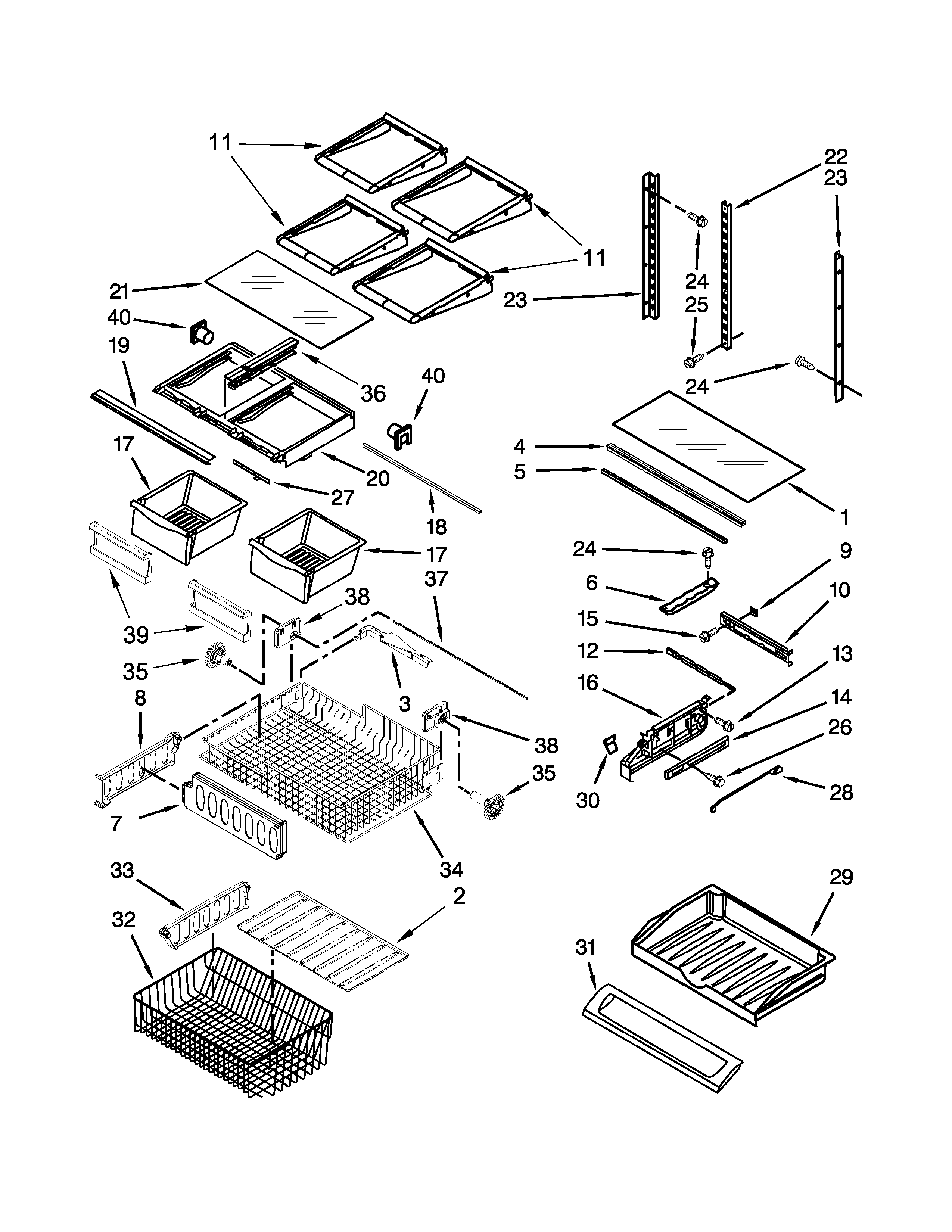 SHELF PARTS