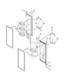 Refrigerator door parts