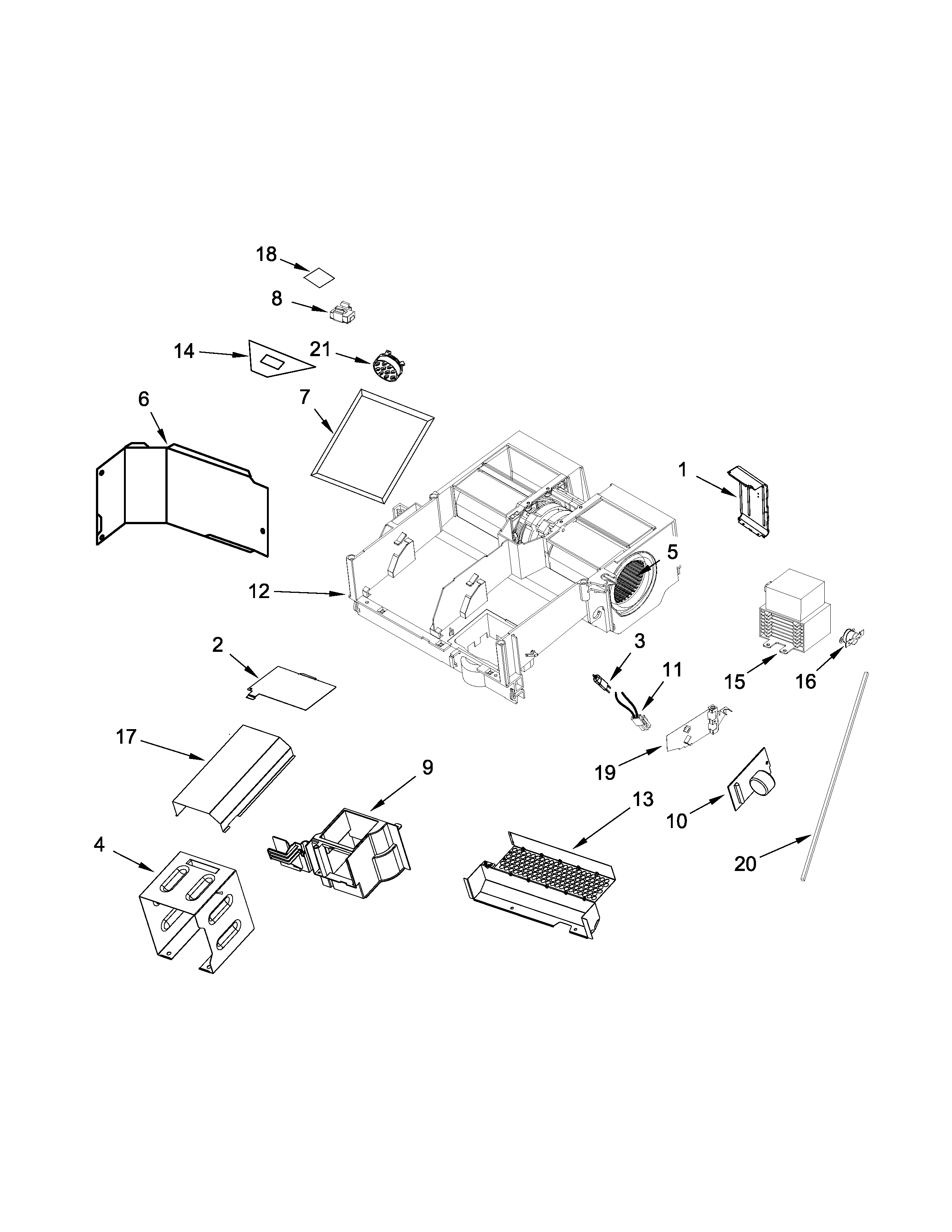 Air flow parts