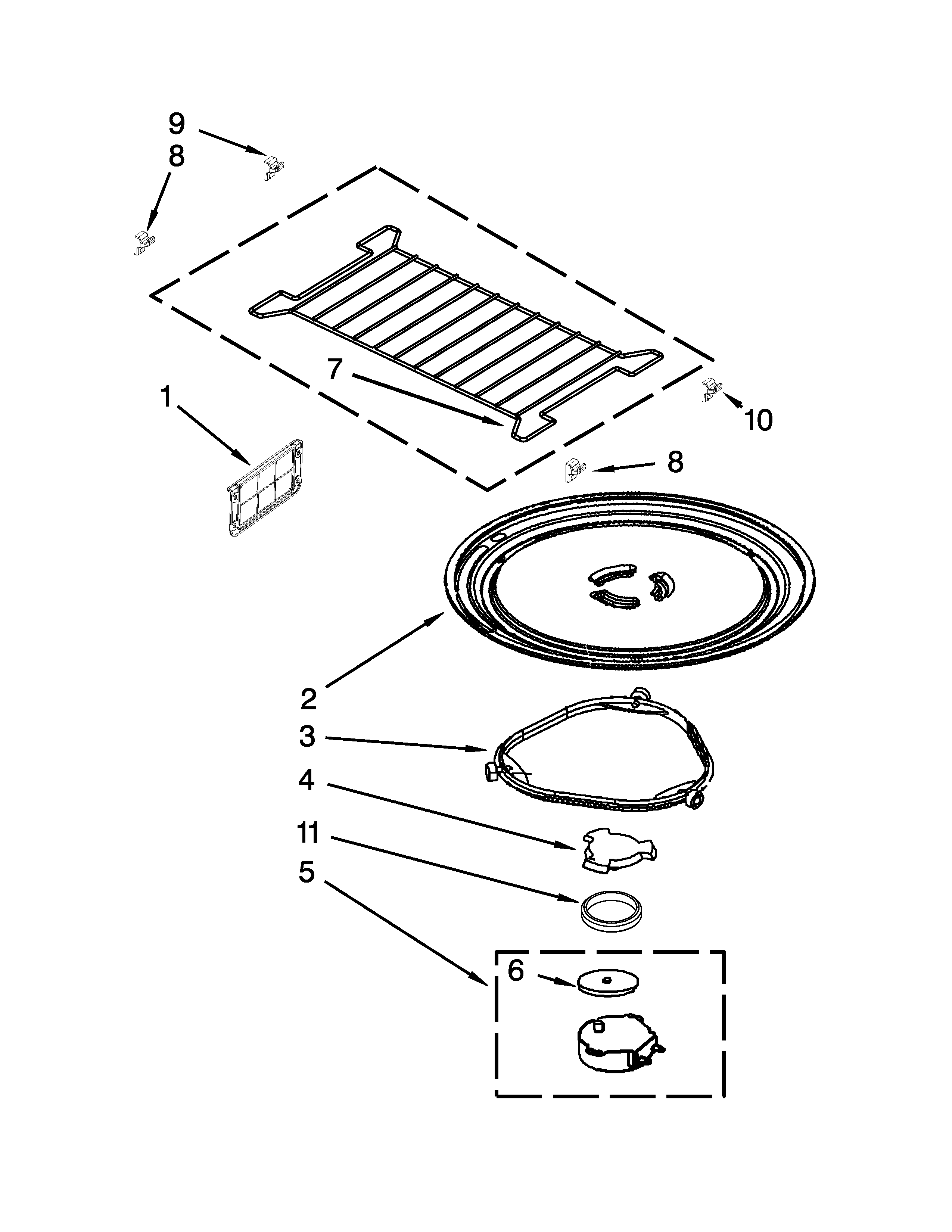 Turntable parts