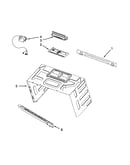 Cabinet and installation parts