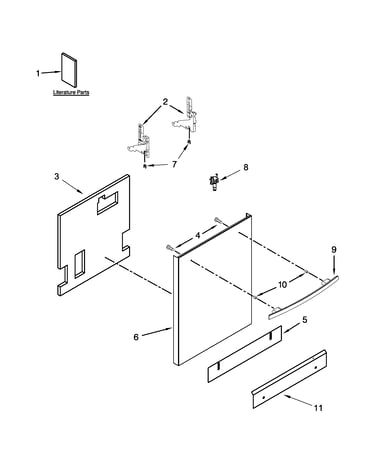 Door panel parts