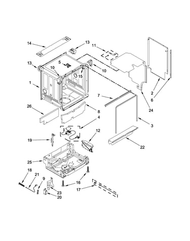 Tub and frame parts