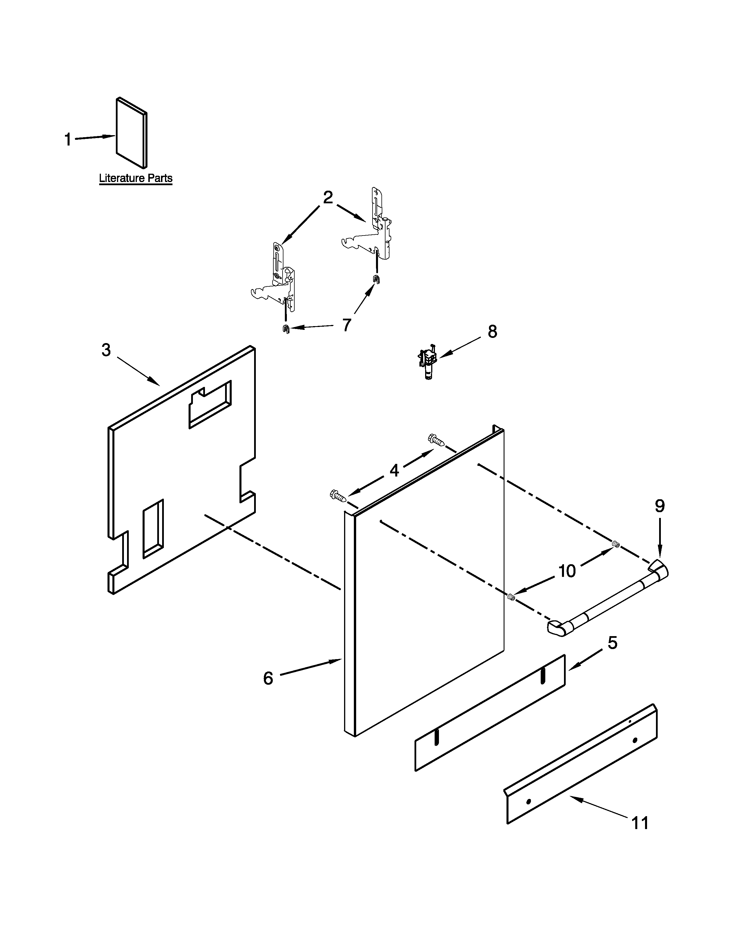 Door panel parts