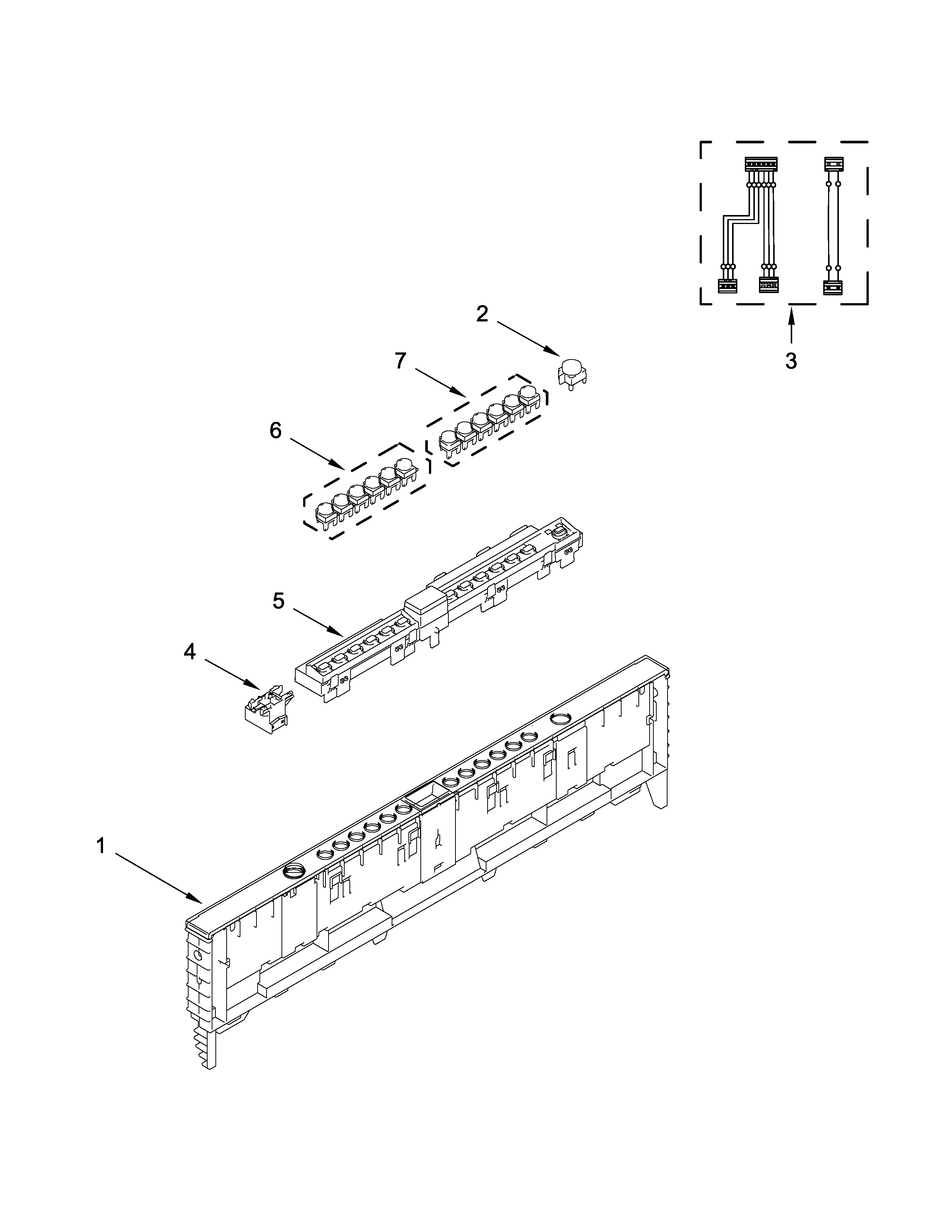 Control panel parts