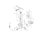 Jenn-Air JDB9600CWP0 pump, washarm and motor parts diagram