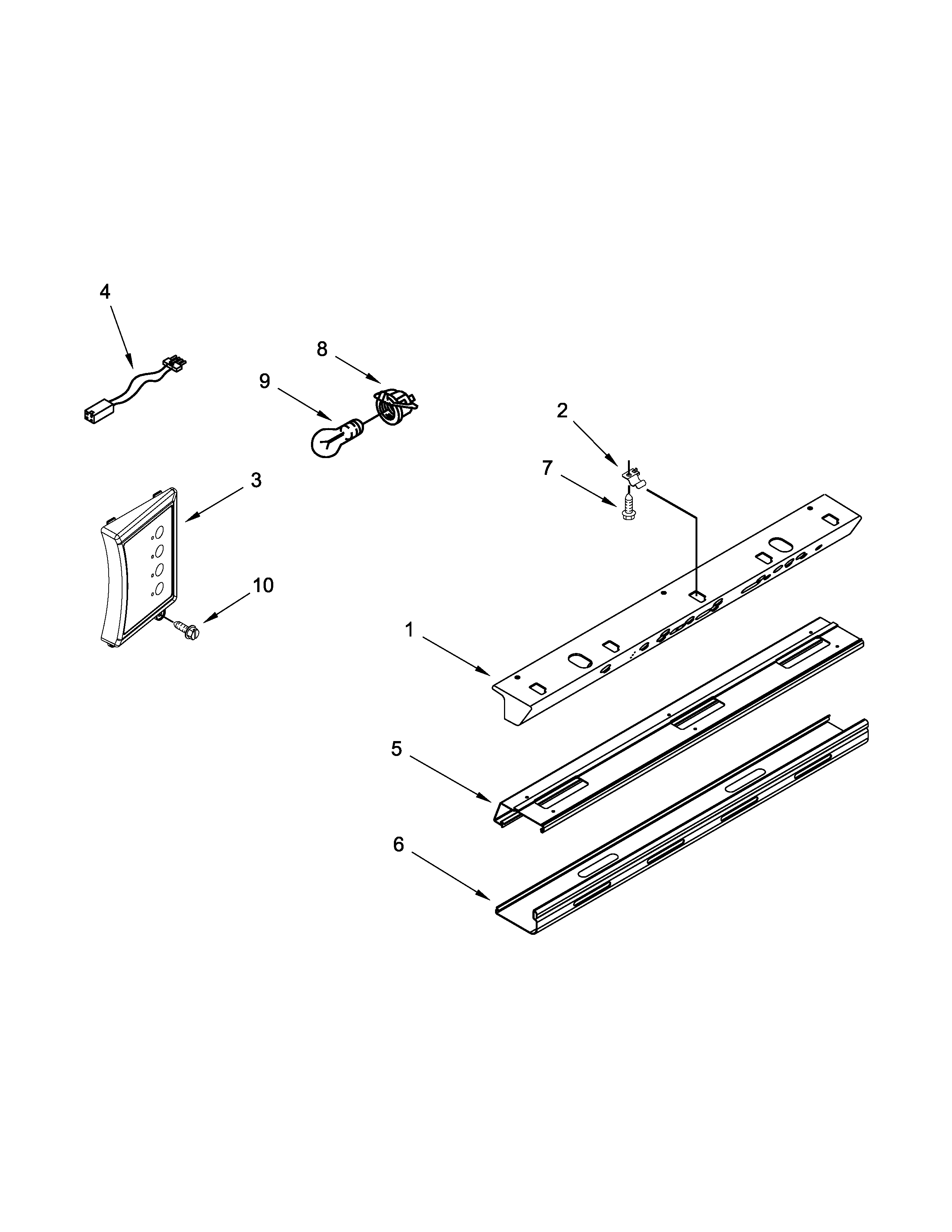 Control panel parts