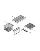 Freezer shelf parts
