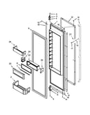 Refrigerator door parts