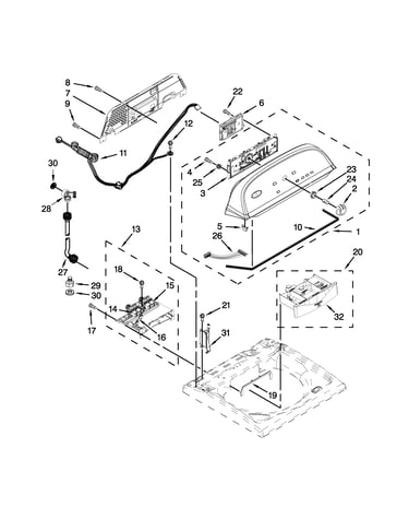 Console and dispenser parts