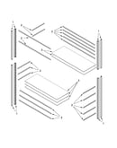 Rack shelving parts