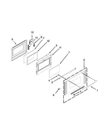 Lower door parts