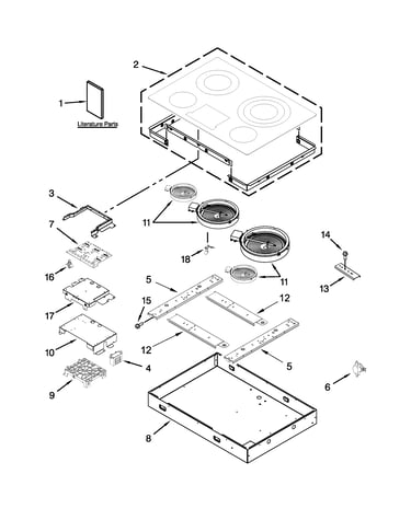 Cooktop parts