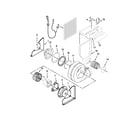 Jenn-Air JES9800CAF01 blower assembly parts diagram