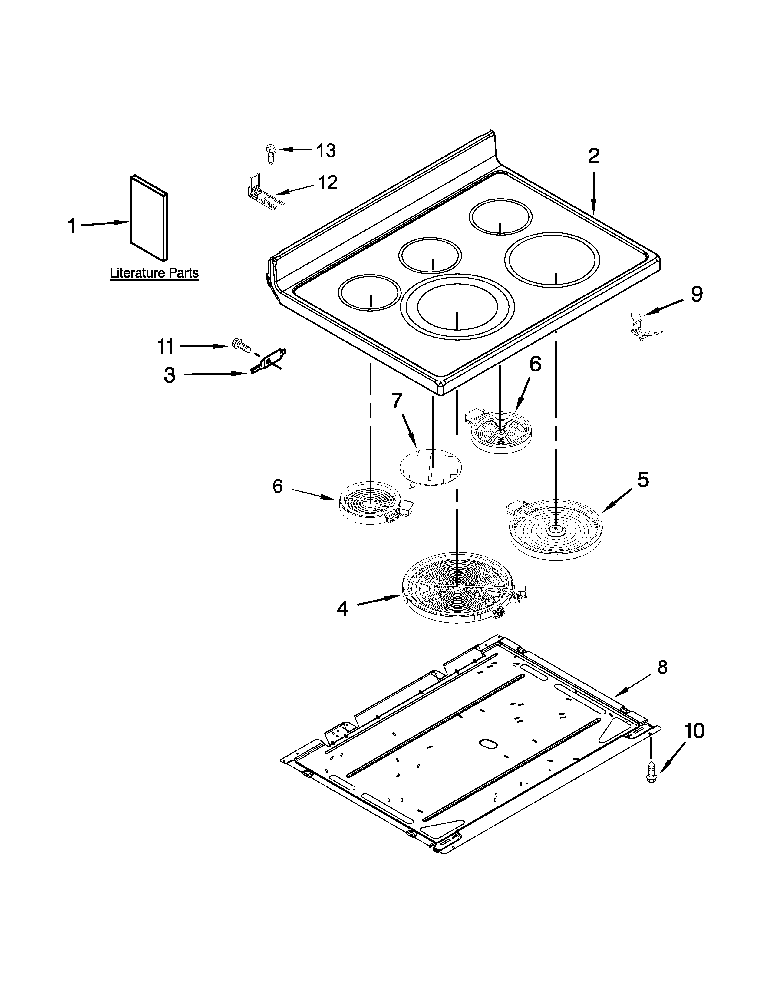 Cooktop parts